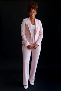 Bayley Blazer in baby pink