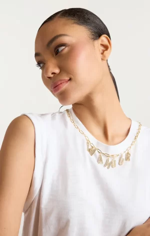 L'AMOUR NECKLACE BELLA TEE - LARGE - Image 5
