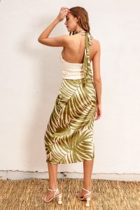 Tropical Adventures Sarong Wrap Skirt size L - Image 3