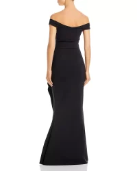 Radoslava Long Dress in Black - Image 2