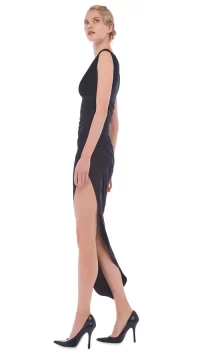 Tara Side Drape Gown - Image 3