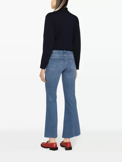 Le Easy Flare frayed jeans -s28 - Image 2
