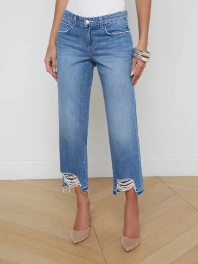 Elaine Low-Rise Stovepipe Jean - 29 - Image 6