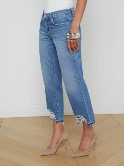 Elaine Low-Rise Stovepipe Jean - 29 - Image 5