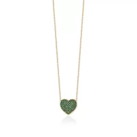 CANDY HEART NECKLACE - GREEN