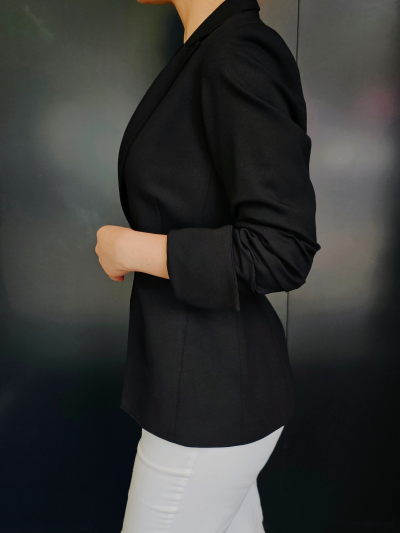 Melinda Solid Jacket in Black - sz 2 - Image 2