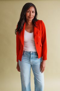 Bayley Blazer in Red - Image 2