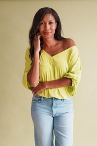 Tara blouse in lime - small