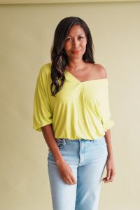 Tara blouse in lime - small - Image 6