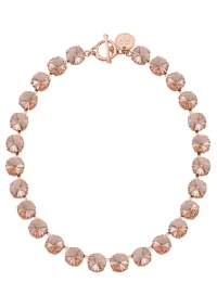 Vintage Rose Rivoli Necklace