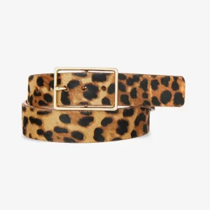 Caloe Hair-On Belt in Persian Leopard