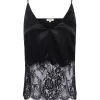 Bryna Silk Lace Camisole in black - Image 2
