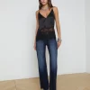 Bryna Silk Lace Camisole in black - Image 6