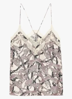 CHRISTO Silk printed camisole s - Image 5