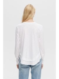 AVA LONG SLEEVE in white - Image 3