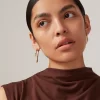 Lisieux Ear Jackets in gold