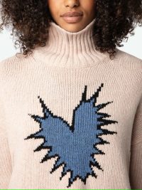 Alma Spiked Heart Sweater - Image 3