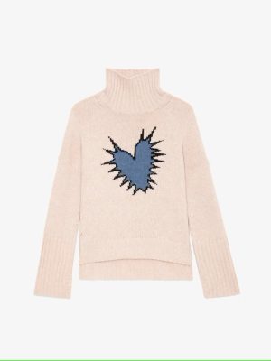 Alma Spiked Heart Sweater - L - Image 2