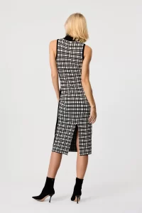 PEGGY TURTLENECK TIE FRONT DRESS -M - Image 4