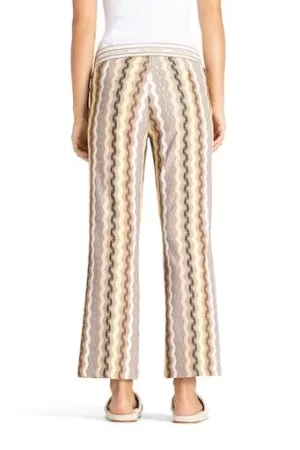 Faith Pant in brown italian zigzag - s14 - Image 2