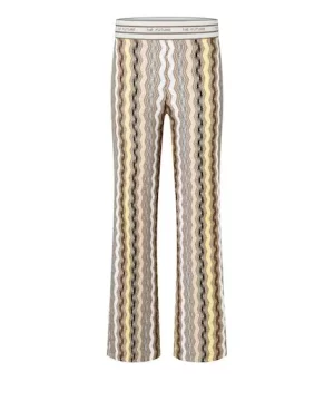 Faith Pant in brown italian zigzag - s14 - Image 3