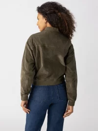 Rocha Corduroy Bomber Jacket Burnt Olive - Image 3