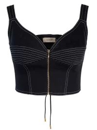 Haze Denim Bra Top Black - Image 2