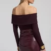 Gabrielle Top in malbec - large - Image 4