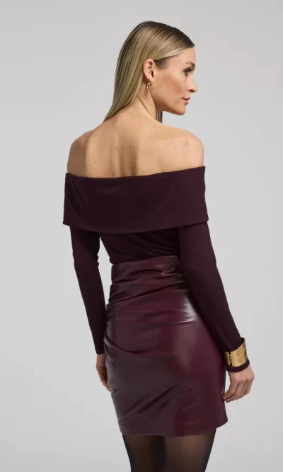 Gabrielle Top in malbec - large - Image 4