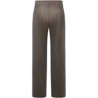 Candice Suede Straight pant in khaki - Image 3