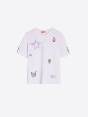 Amalia Strass T-Shirt in white - Image 3