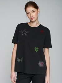 Amalia Strass T-Shirt in black - Image 4