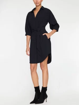 The Kate Crepe Belted Dress - Image 6
