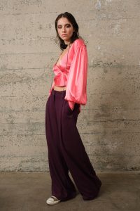 NOVA WIDE LEG TROUSER - SMALL - Image 3