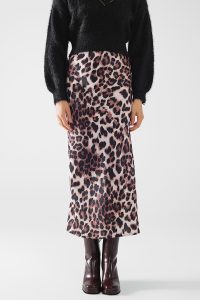 Dilan Leopard Print Maxi Skirt - Image 7