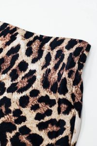 Dilan Leopard Print Maxi Skirt - Image 2