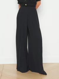 Nova Pleated Wide-Leg Pant - Image 2