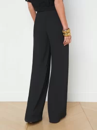 Nova Pleated Wide-Leg Pant - Image 4