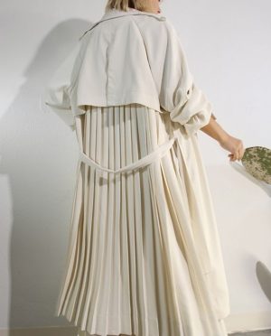 Madelyn Pleated Trench - Small - Image 8