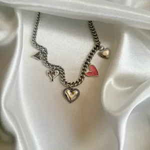 Heart Charm Necklace - Image 2