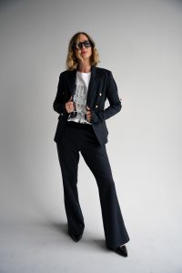 Sophia Dark Denim Blazer - Image 2