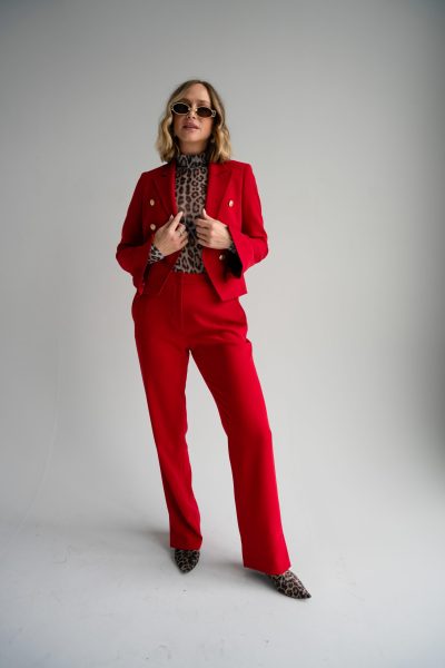 Gretta Pant in red