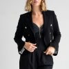 Alicia Bell Sleeve Blazer in black - Image 2