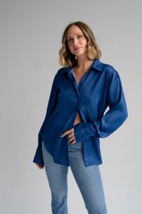 Nala Blouse in denim - Image 3