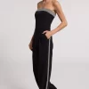Chelsea Crystal Embellished Crepe Jumpsuit - size 12 - Image 3