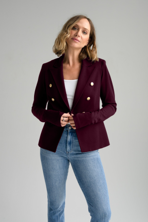 Sophia Jacket in Burgundy