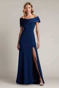 Dalton Two-Tone Off-Shoulder Gown - Image 2