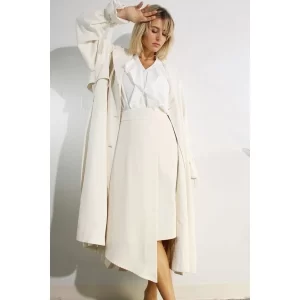 Madelyn Pleated Trench - Small - Image 7