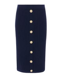 Melania Pointelle Knit Midi Skirt - Image 4