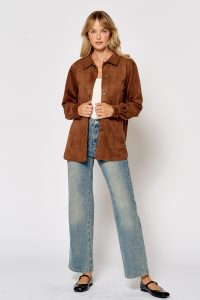 Ysabella Suede Shirt - Image 2